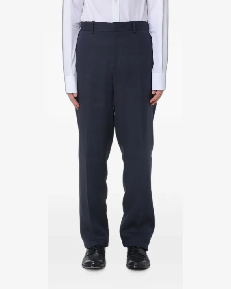 AGNONA straight-leg tailored trousers - Blau Blau