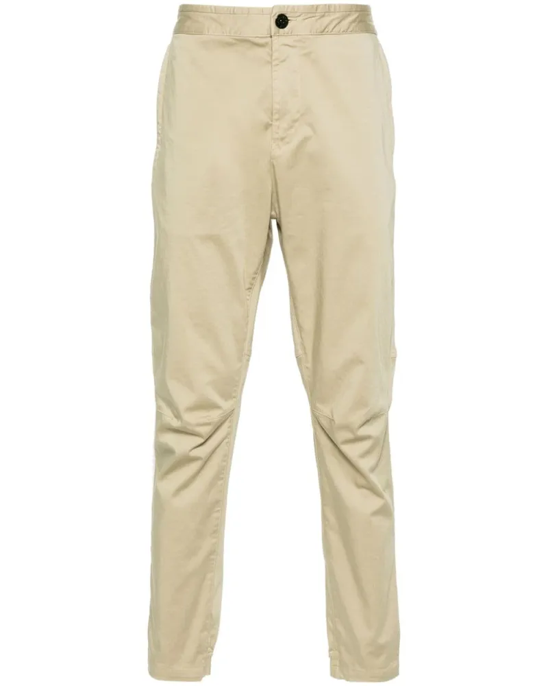 Stone Island Tapered-Hose mit Kompass-Patch - Nude Nude