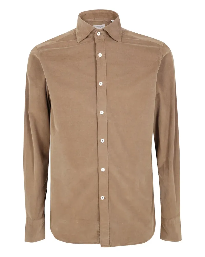 Tintoria Mattei corduroy shirt - Nude Nude