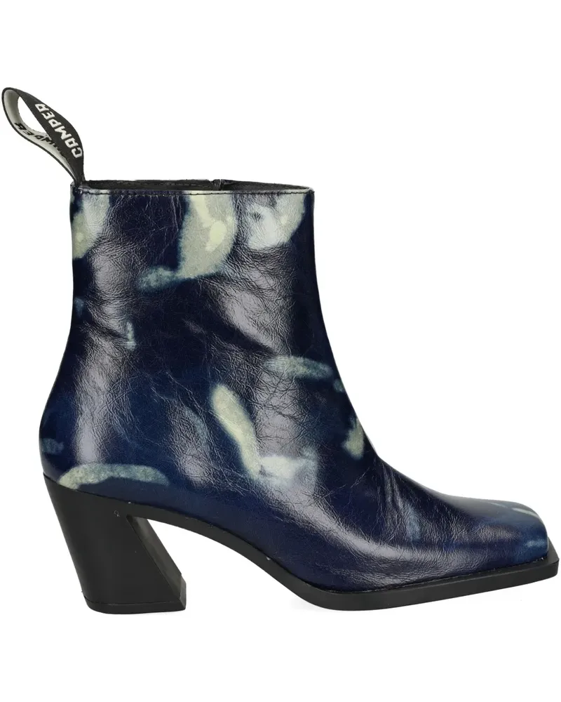 Camper Karole square toe heeled boot - Blau Blau