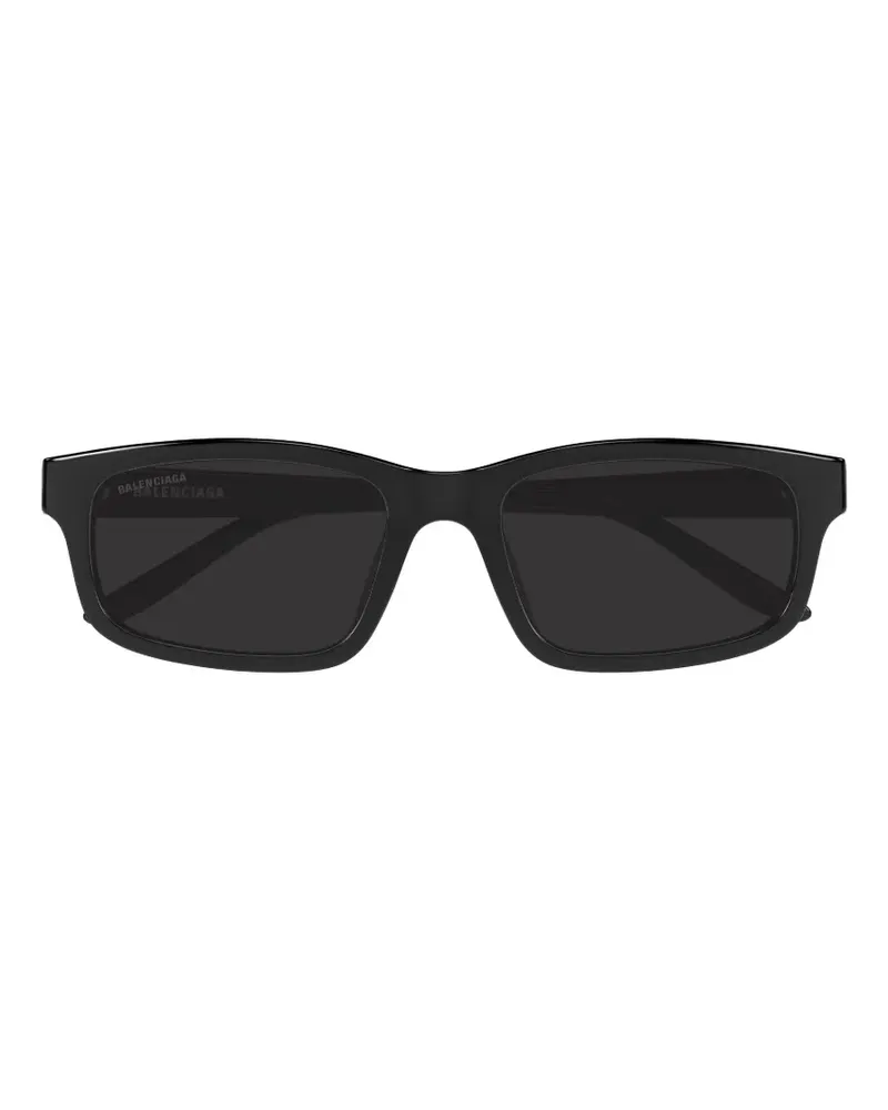 Balenciaga Sonnenbrille mit eckigem Gestell - Schwarz Schwarz
