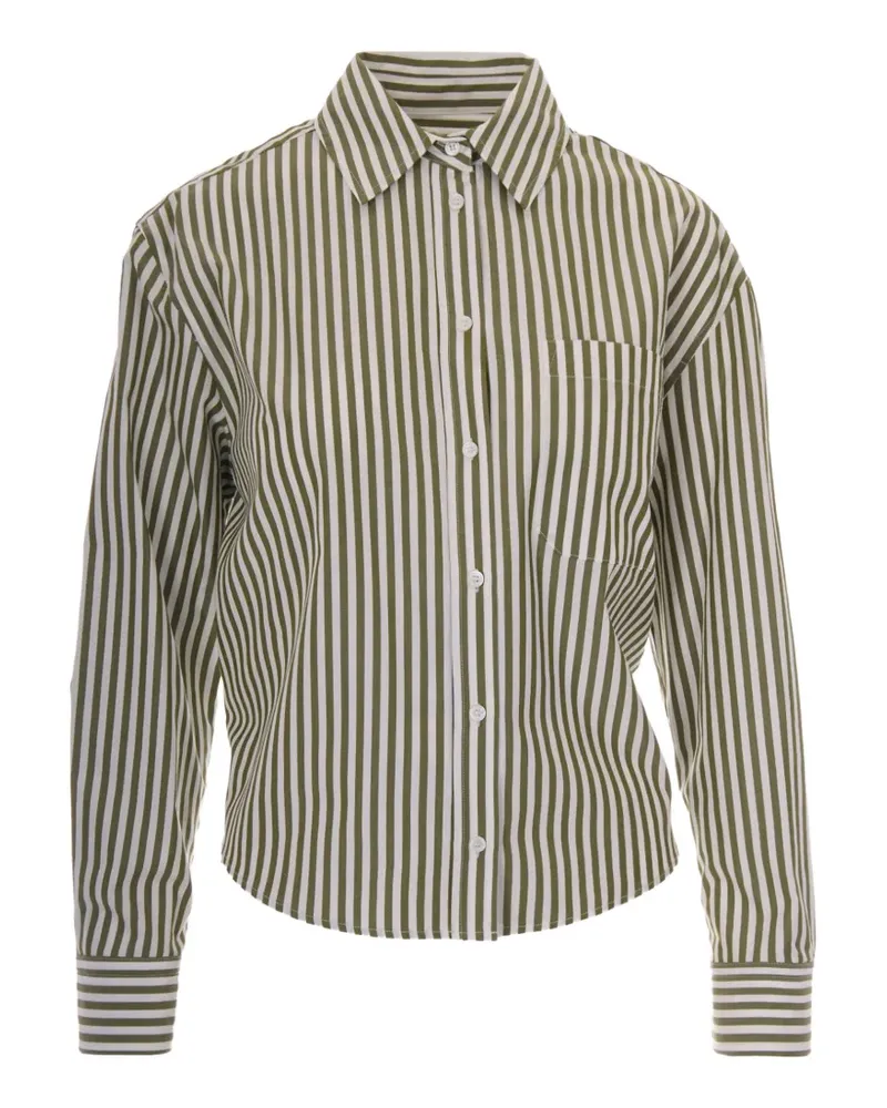 Max Mara striped cotton shirt - Grün Grün