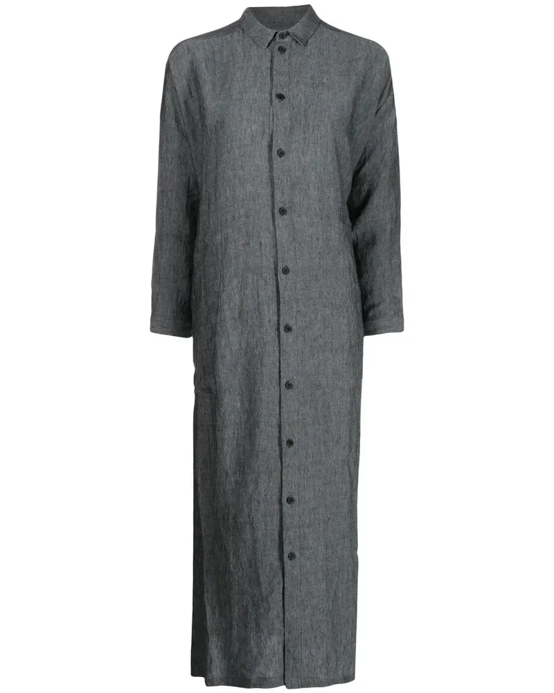 Toogood Hemdkleid aus Leinen - Grau Grau