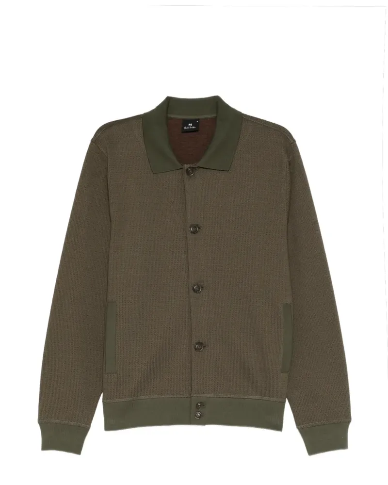 Paul Smith Geknöpfter Pullover mit Polokragen - Grün Grün