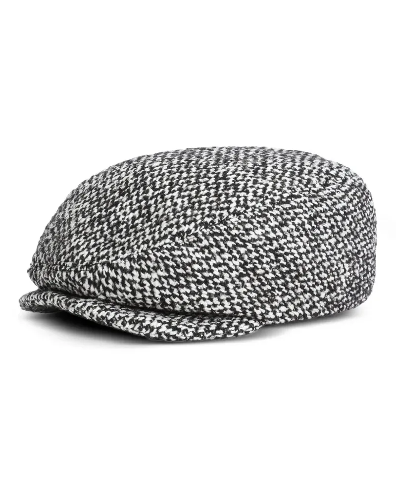 Dolce & Gabbana Ballonmütze aus Tweed - Weiß Weiß