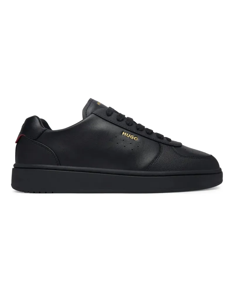 HUGO BOSS Sneakers mit Logo-Print - Schwarz Schwarz