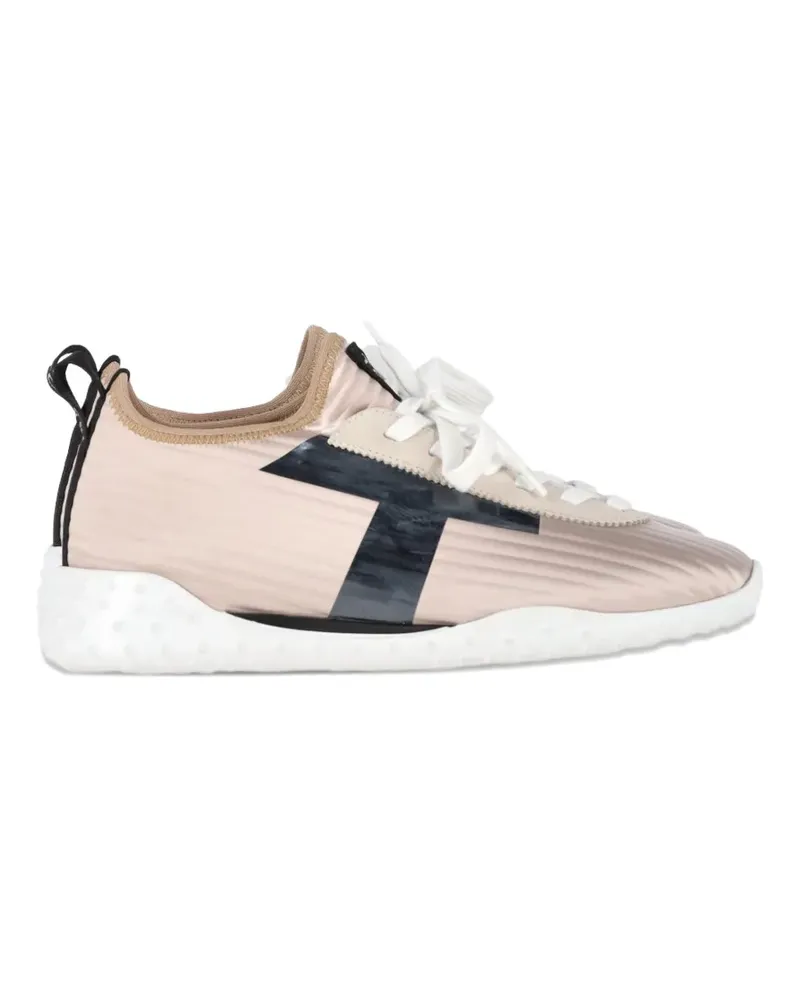 TOD'S quilted lace-up sneakers - Rosa Rosa