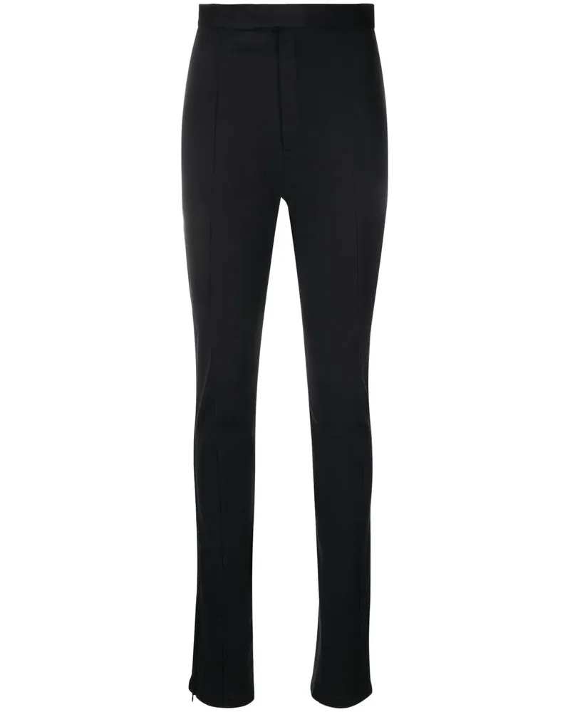 ANOUKI High-Waist-Hose mit Schlitzen - Schwarz Schwarz