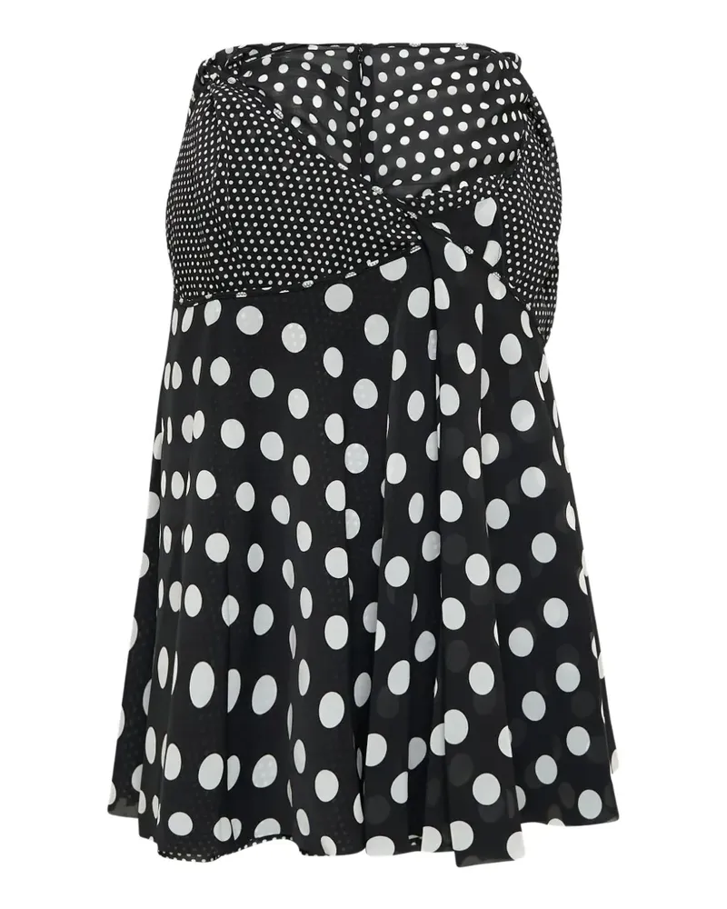 Junya Watanabe polka-dot skirt - Schwarz Schwarz