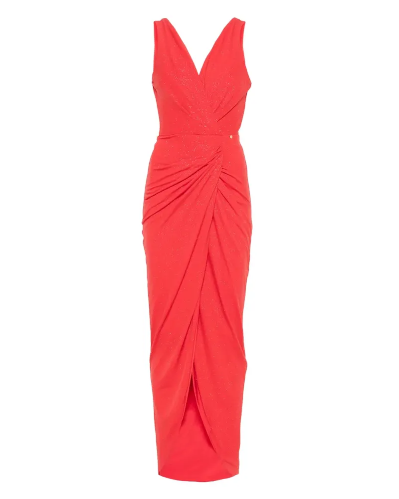 NISSA Maxikleid mit Glitzer - Rot Rot