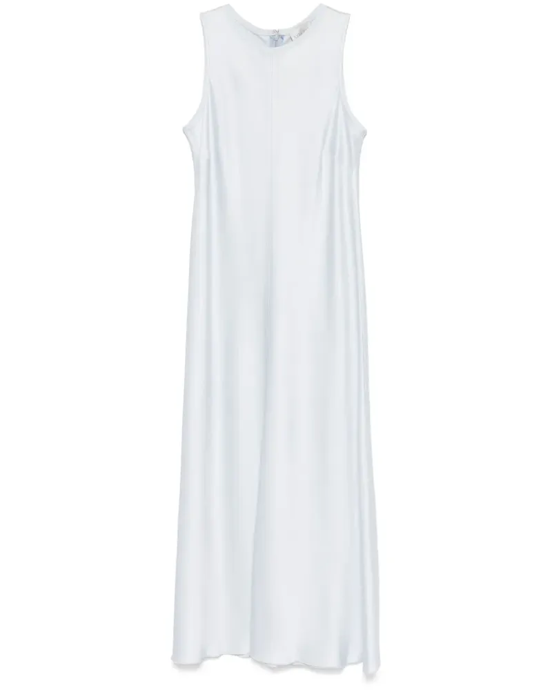 forte_forte Maxikleid aus Satin - Blau Blau