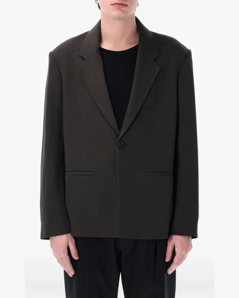 Studio Nicholson Sakko im Oversized-Design - Schwarz Schwarz