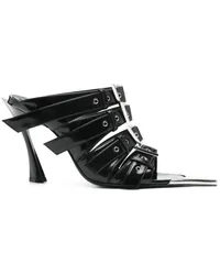 Thierry Mugler Mules mit Schnallendetail 100mm Schwarz