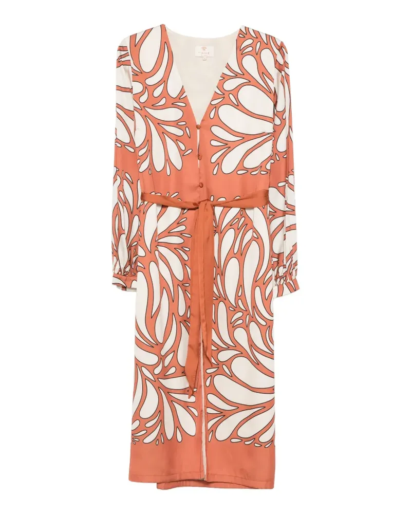 Twin-Set abstract-print shirt - Braun Braun