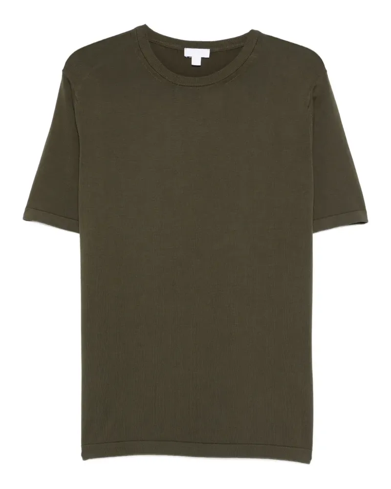 Sunspel Klassisches T-Shirt - Grün Grün