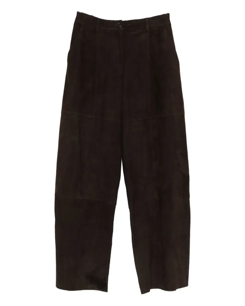 P.A.R.O.S.H. P.A.R.O H. Hose aus Wildleder - Braun Braun