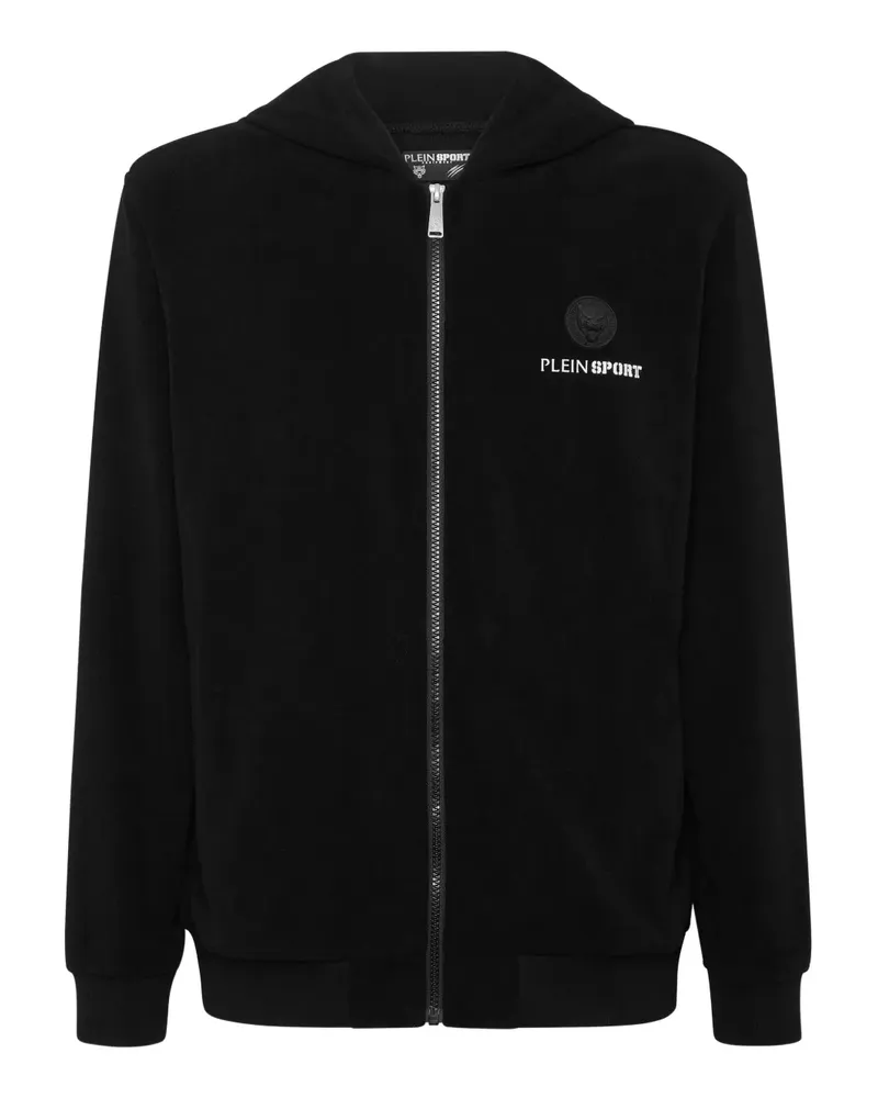 Philipp Plein Hoodie mit Logo-Stickerei - Schwarz Schwarz