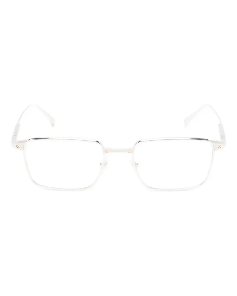 Cartier rectangle-frame glasses - Silber Silber