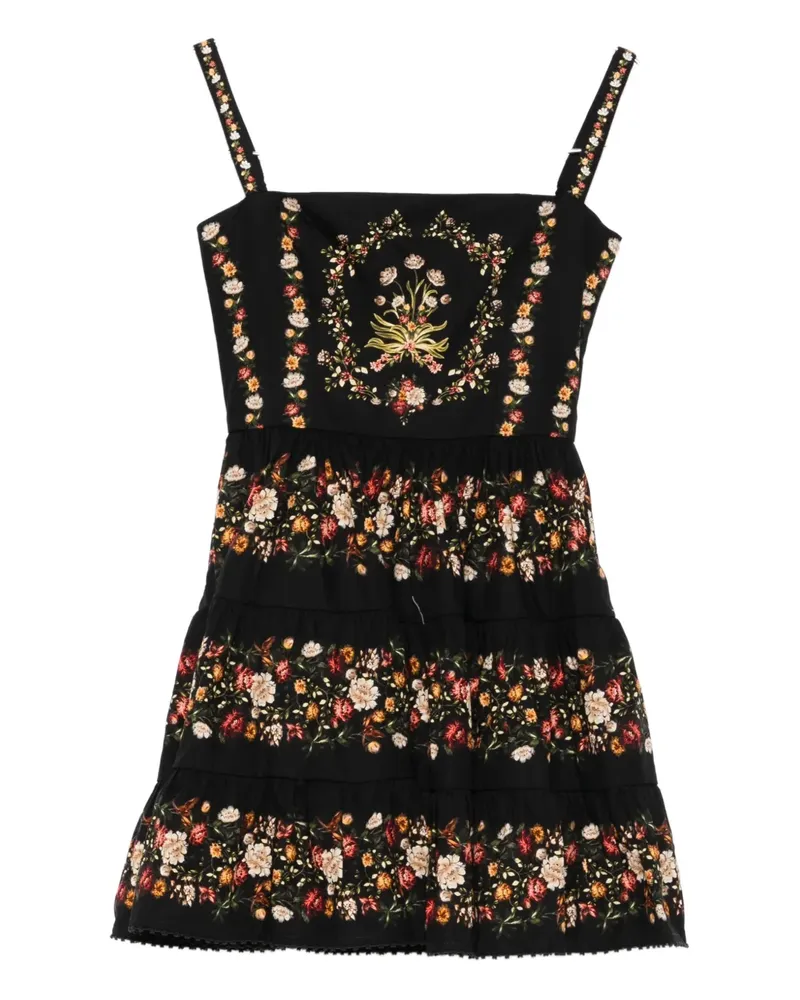 AGUA BENDITA Lima Minikleid mit Riemen - Schwarz Schwarz