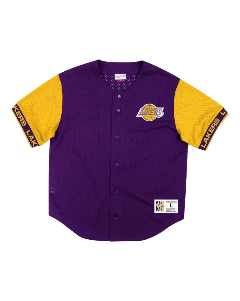 Mitchell & Ness Los Angeles Lakers T-Shirt - Violett Violett