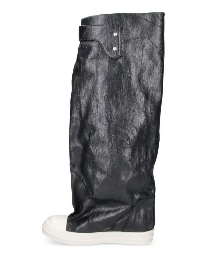 DRKSHDW by Rick Owens Tower Elephant Stiefel aus Canvas - Schwarz Schwarz