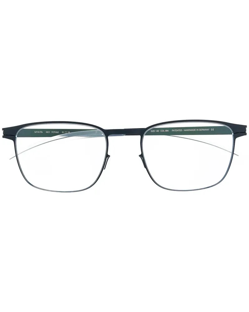 Mykita Eckige 'Yotam' Brille - Blau Blau
