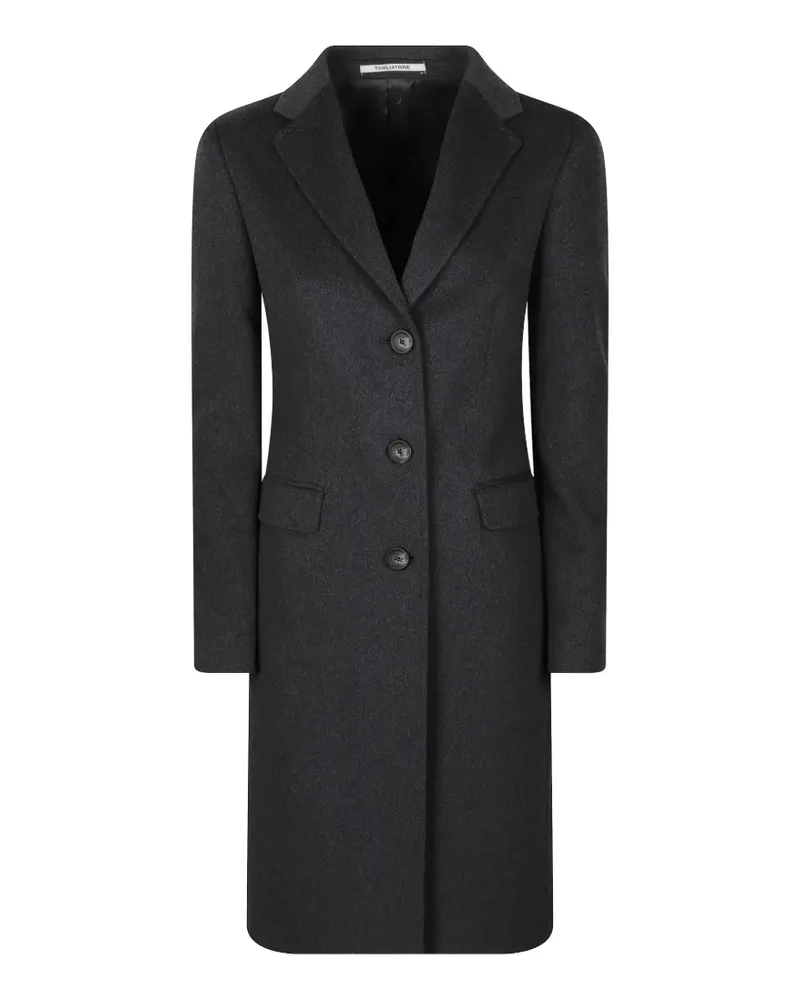 Tagliatore Mantel mit fallendem Revers - Grau Grau