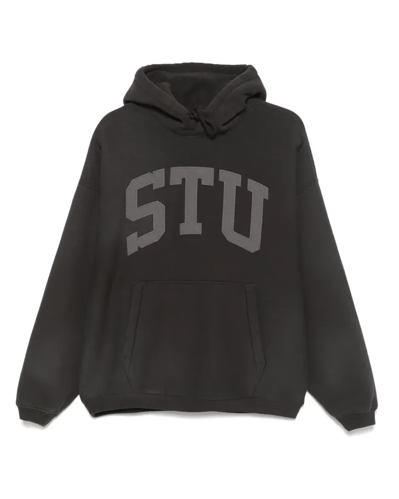Stüssy Stu Hoodie - Schwarz Schwarz
