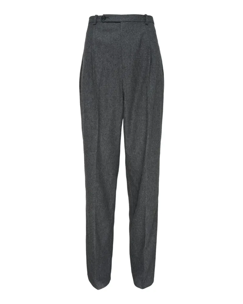 Jil Sander Hose mit Bundfalten - Grau Grau