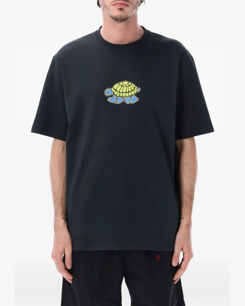 GRAMICCI T-Shirt mit Schildkröten-Print - Schwarz Schwarz