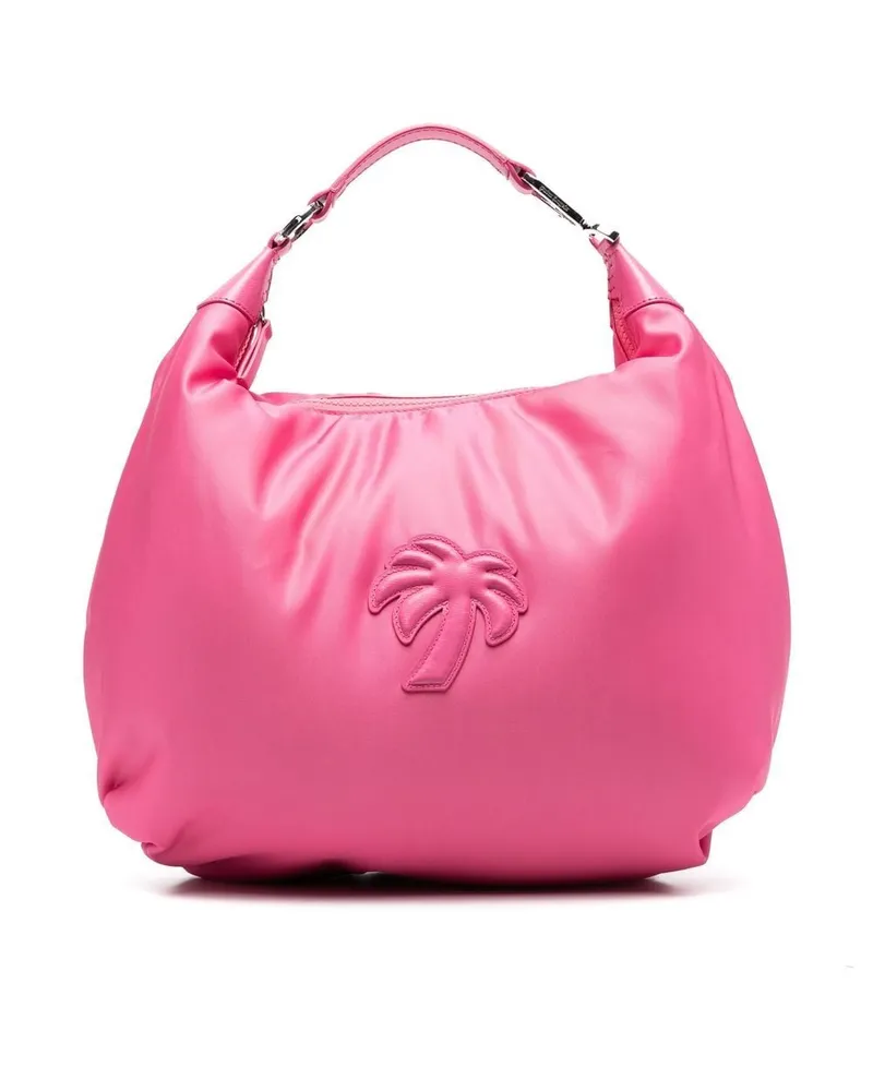 Palm Angels Handtasche mit Palmenapplikation - Rosa Rosa