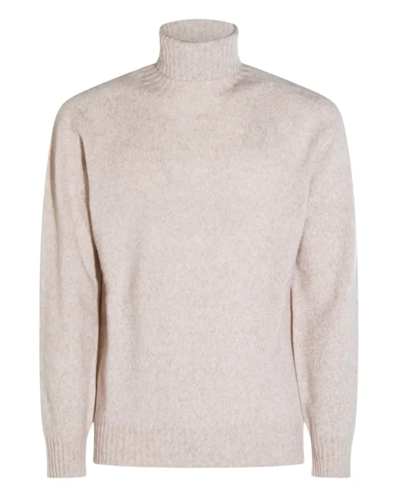 Altea Rollkragenpullover mit gerippten Bündchen - Nude Nude