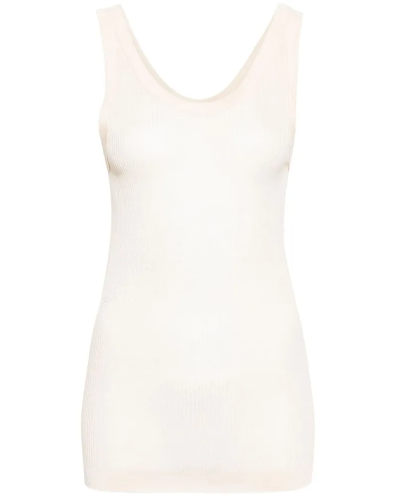 Christophe Lemaire Semi-transparentes Tanktop - Nude Nude
