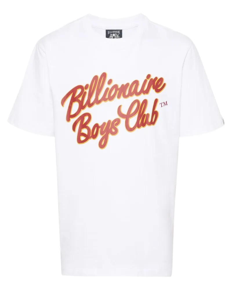 Billionaire Boys Club T-Shirt mit Logo-Print Weiß