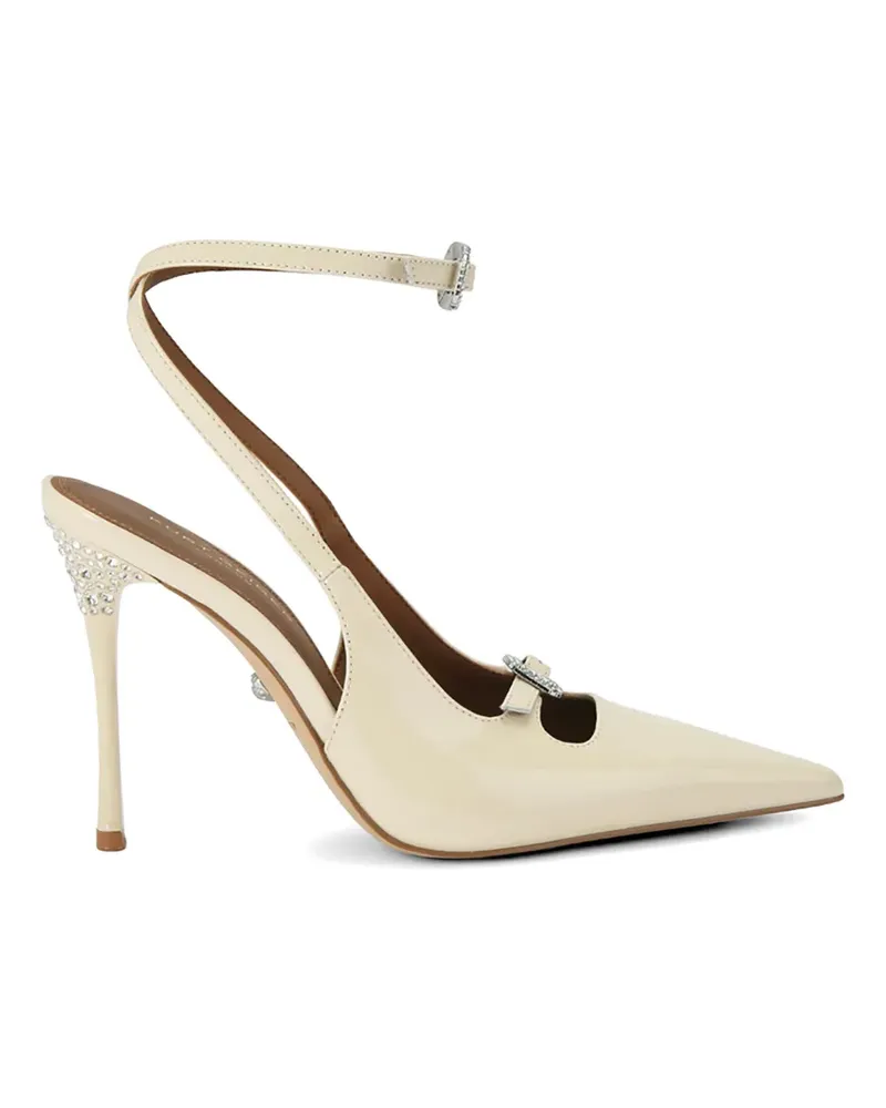 Kurt Geiger Pumps mit Kristallschnalle - Nude Nude