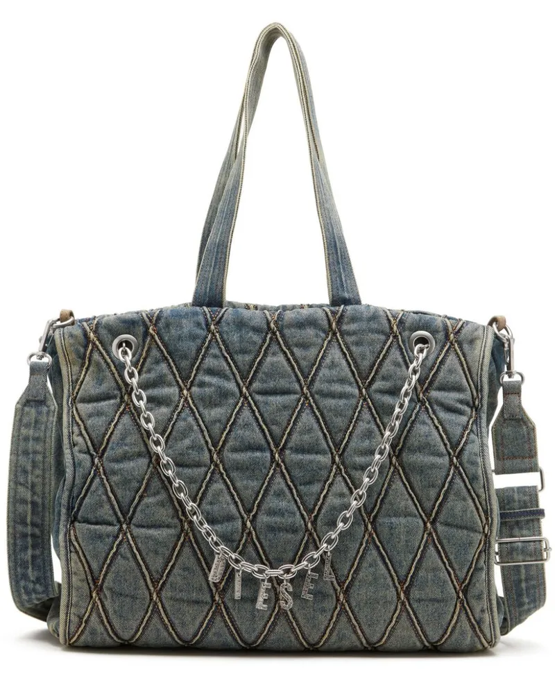 Diesel Charm-D Tote Bag - Blau Blau