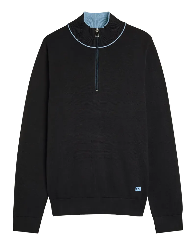 Paul Smith Pullover mit Reißverschluss - Schwarz Schwarz