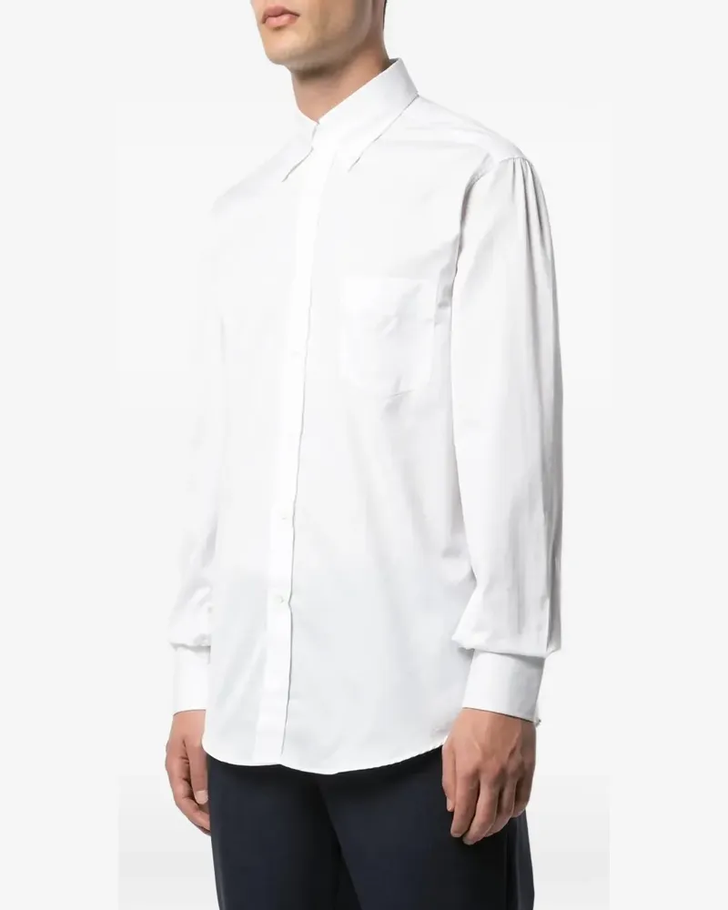 Brunello Cucinelli Hemd mit Brusttasche - Weiß Weiß