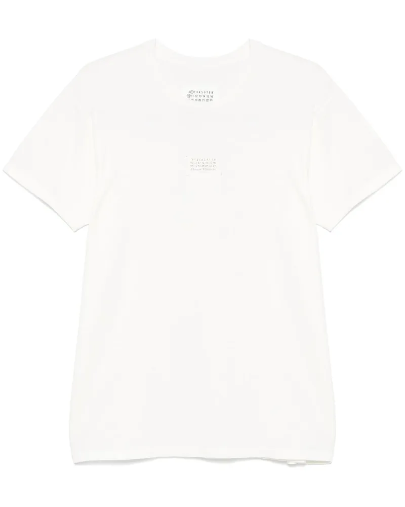 Maison Margiela T-Shirt mit Print - Weiß Weiß