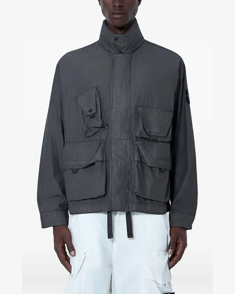 Stone Island ripstop utility jacket - Grau Grau