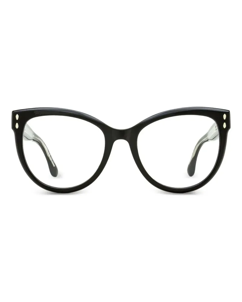 Isabel Marant Brille mit rundem Gestell - Schwarz Schwarz