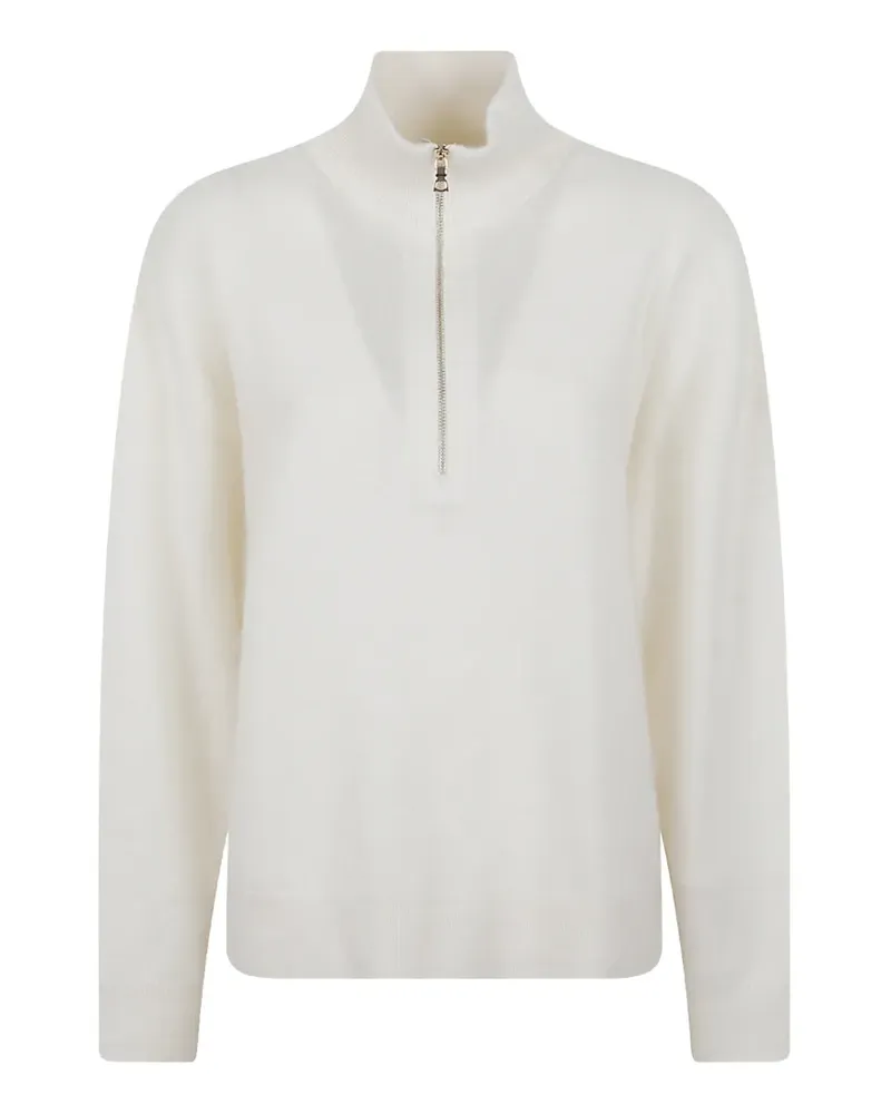 Alice + Olivia Toby half-zip sweater - Nude Nude