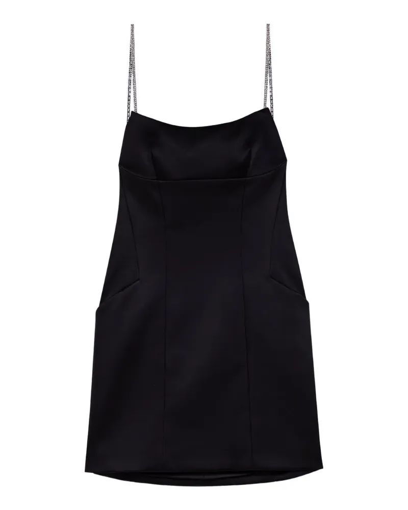 Maje Minikleid mit Kristallen - Schwarz Schwarz