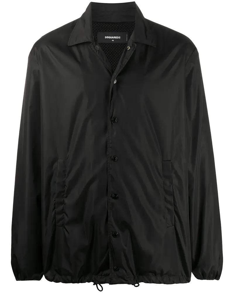 Dsquared2 Jacke mit Logo-Print - Schwarz Schwarz