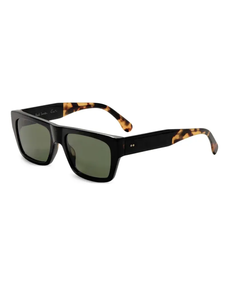 Paul Smith Eckige Earl Sonnenbrille - Schwarz Schwarz