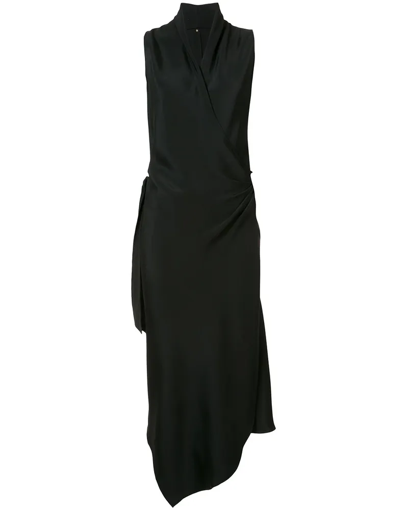 Peter Cohen Victor' Seidenkleid - Schwarz Schwarz