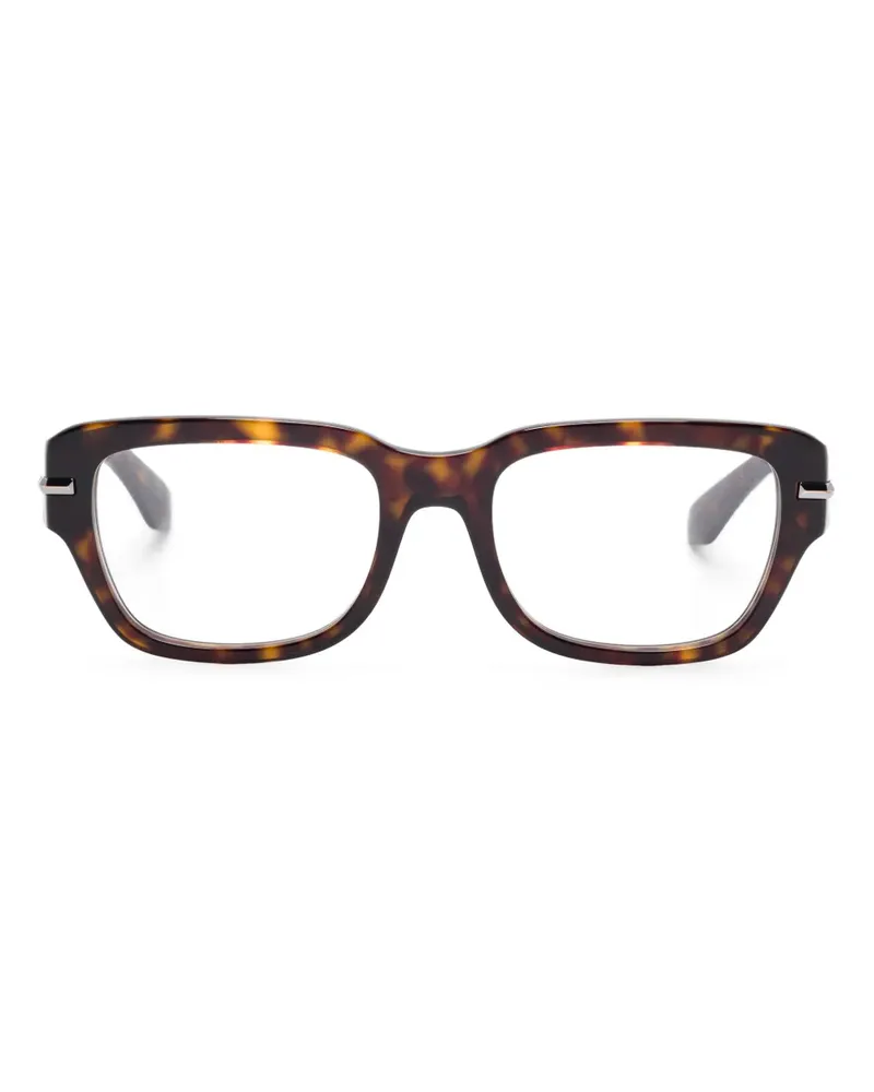 Dolce & Gabbana Brille mit eckigem Gestell - Braun Braun