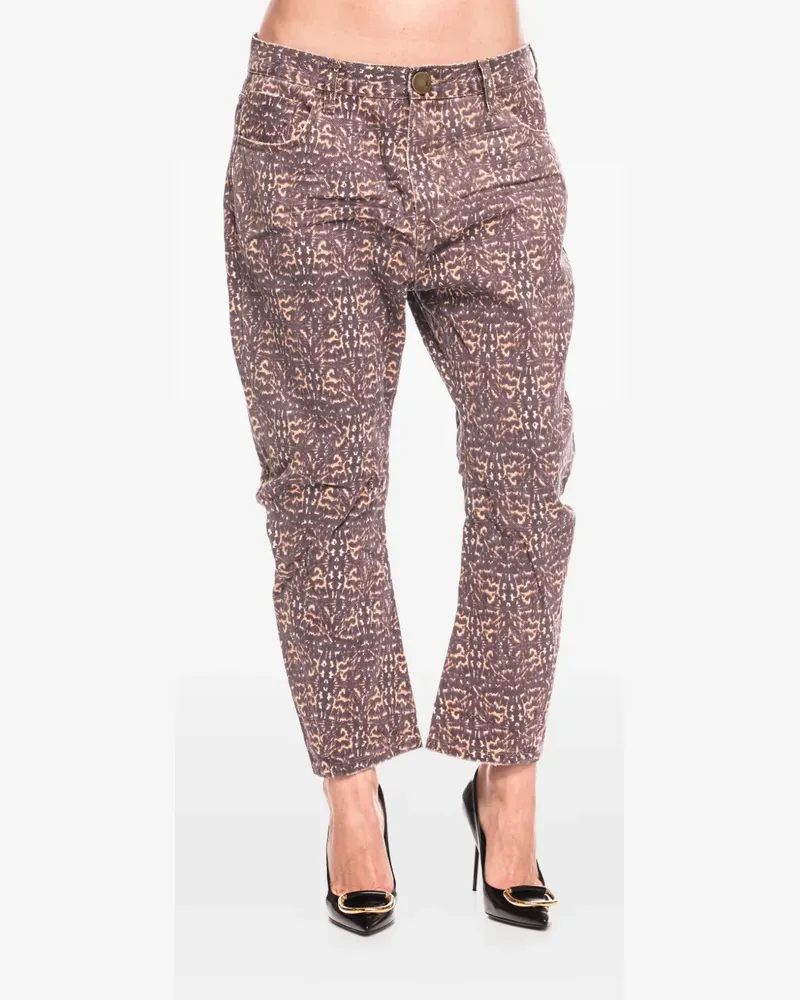 One Teaspoon Azteca leopard-print jeans - Violett Violett