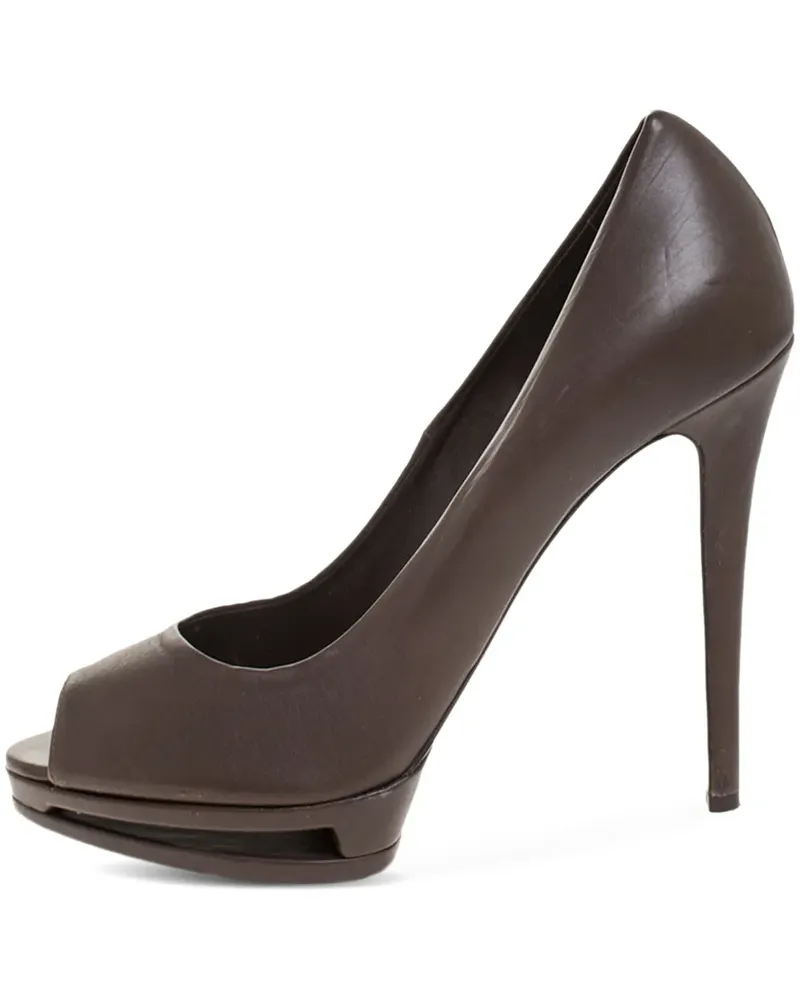 Le Silla Pumps aus Leder - Braun Braun