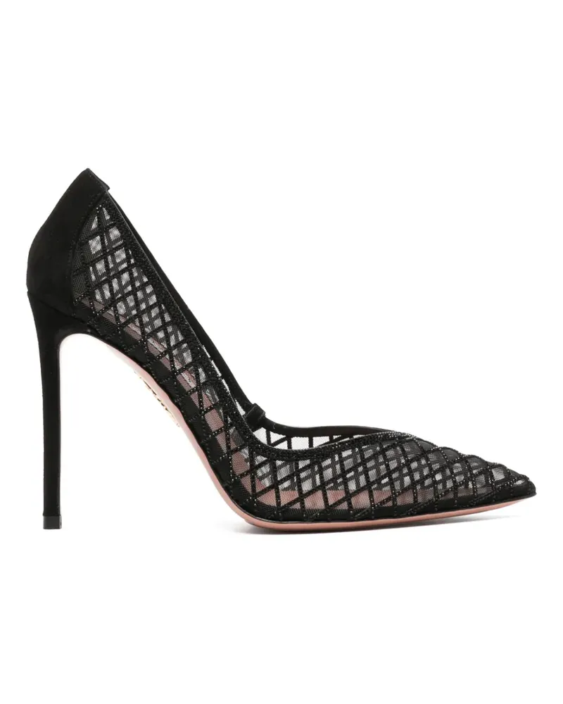 Aquazzura Lumiere Pumps mit Kristallen - Schwarz Schwarz